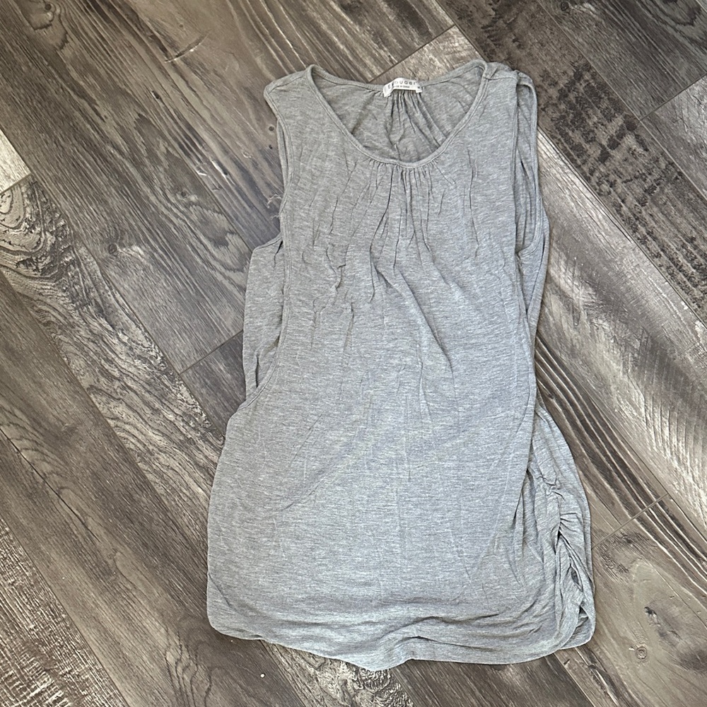 Gray Sleeveless Women's maternity nursing top